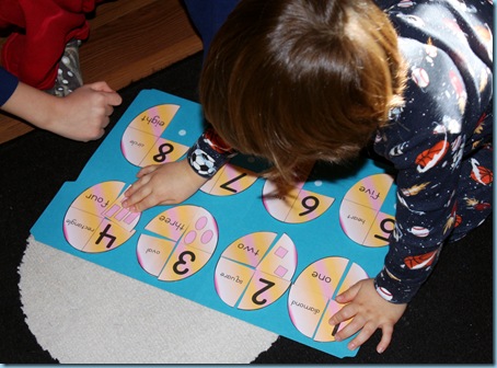 Tot School ~ Easter Fun - 1+1+1=1